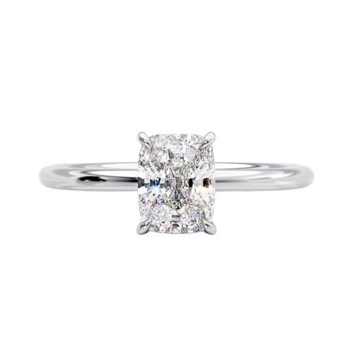 1 Carat Elongated Cushion