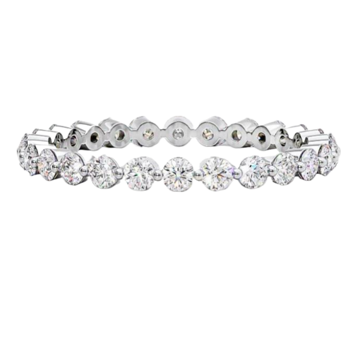 Andromeda Round Brilliant Diamond Wedding Band