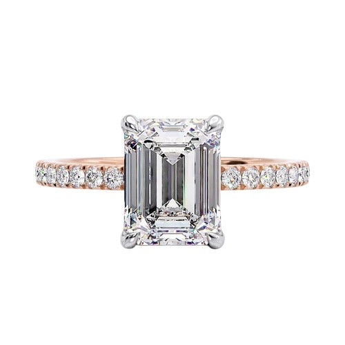 2.0 Carat Lab Diamond Emerald