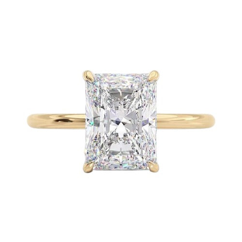 3 Ct Elongated Lab Diamond Radiant