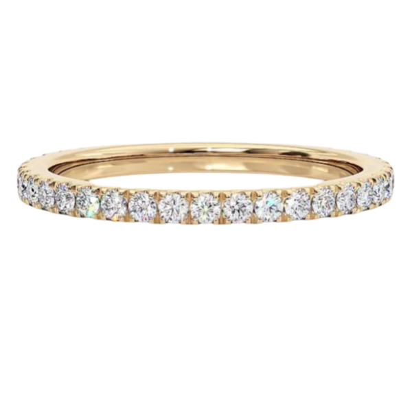 Pave Diamond Eternity Band