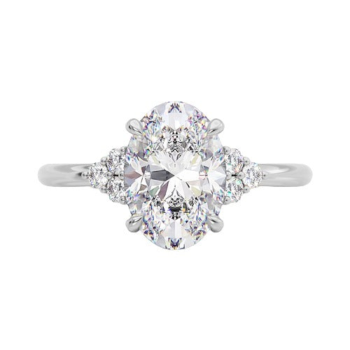 Tiffany 3.11 Carat Lab Grown Oval