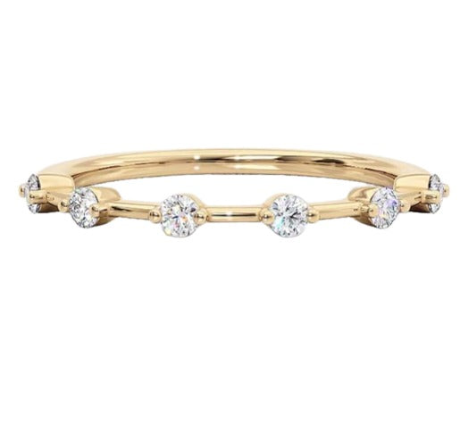 Twilight 0.20ct Delicate Wedding Band