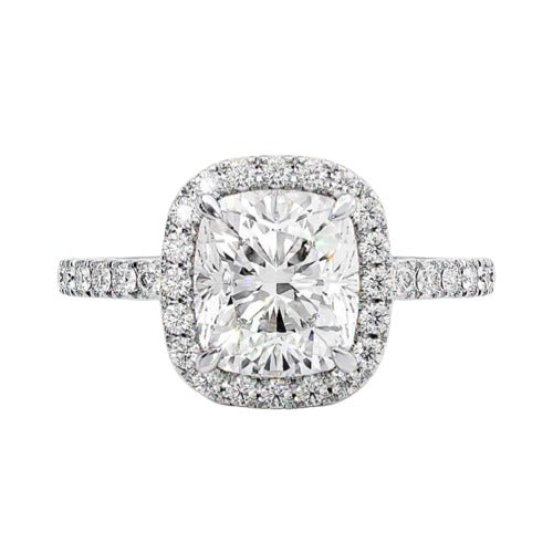 Vivienne 2.40 Carat Halo Cushion