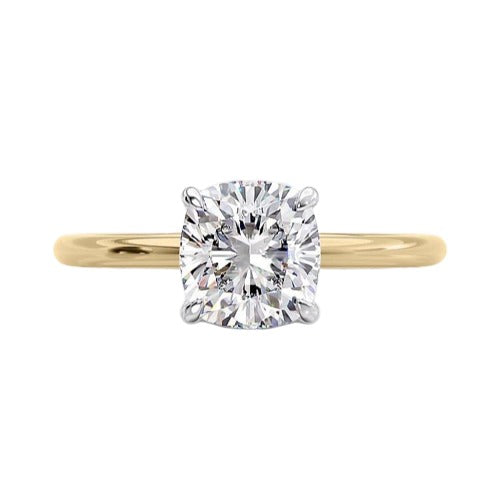 Winnie 2.60 Carat Two Tone Cushion